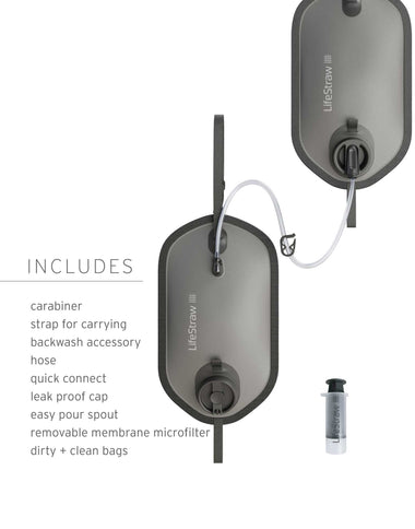 LifeStraw Peak Series Gravity Water Filter System with Safe Water Storage - 8L + 8L Gravity filter LifeStraw Water Filters & Purifiers