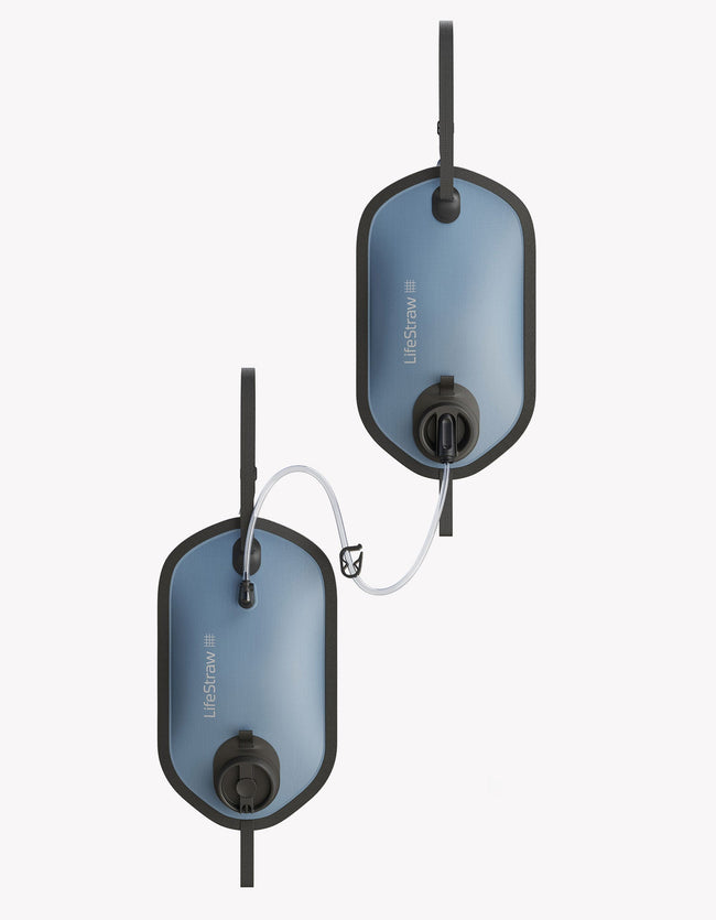 LifeStraw Peak Series Gravity Water Filter System with Safe Water Storage - 8L + 8L Gravity filter LifeStraw Water Filters & Purifiers /Color-Mountain Blue